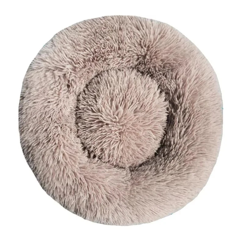 Cozy Round Pet Bed For Dogs And Cats Soft Washable