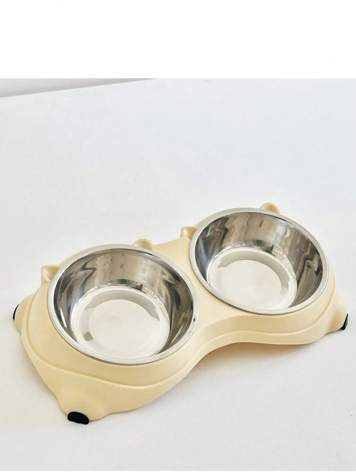 Double Stainless Steel Pet Bowls With Non Slip Base For Cats and Dogs