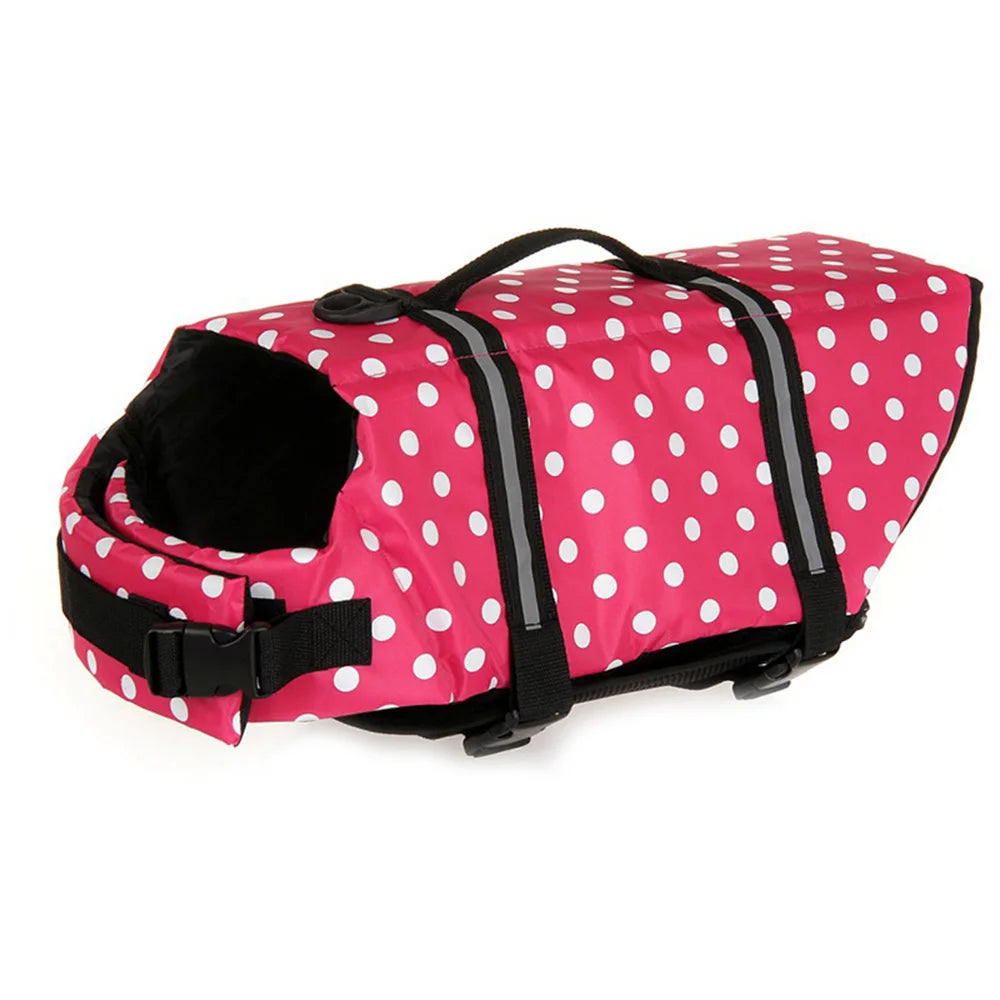 Adjustable Reflective Ripstop Dog Life Jacket For Safe Swimming