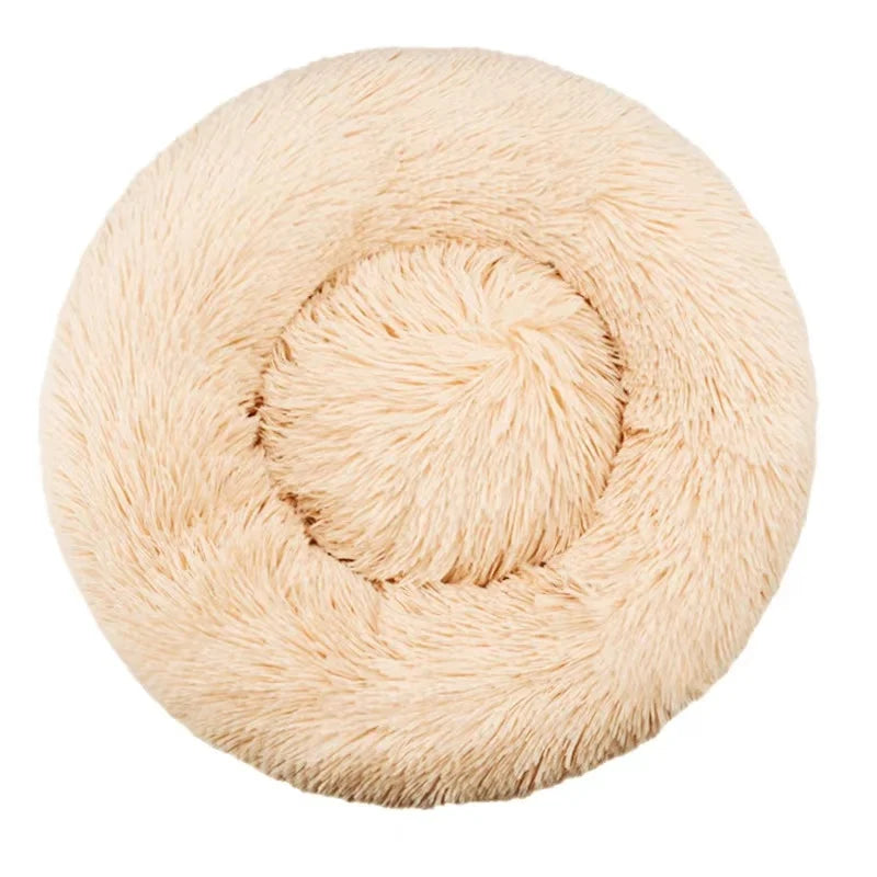 Cozy Round Pet Bed For Dogs And Cats Soft Washable
