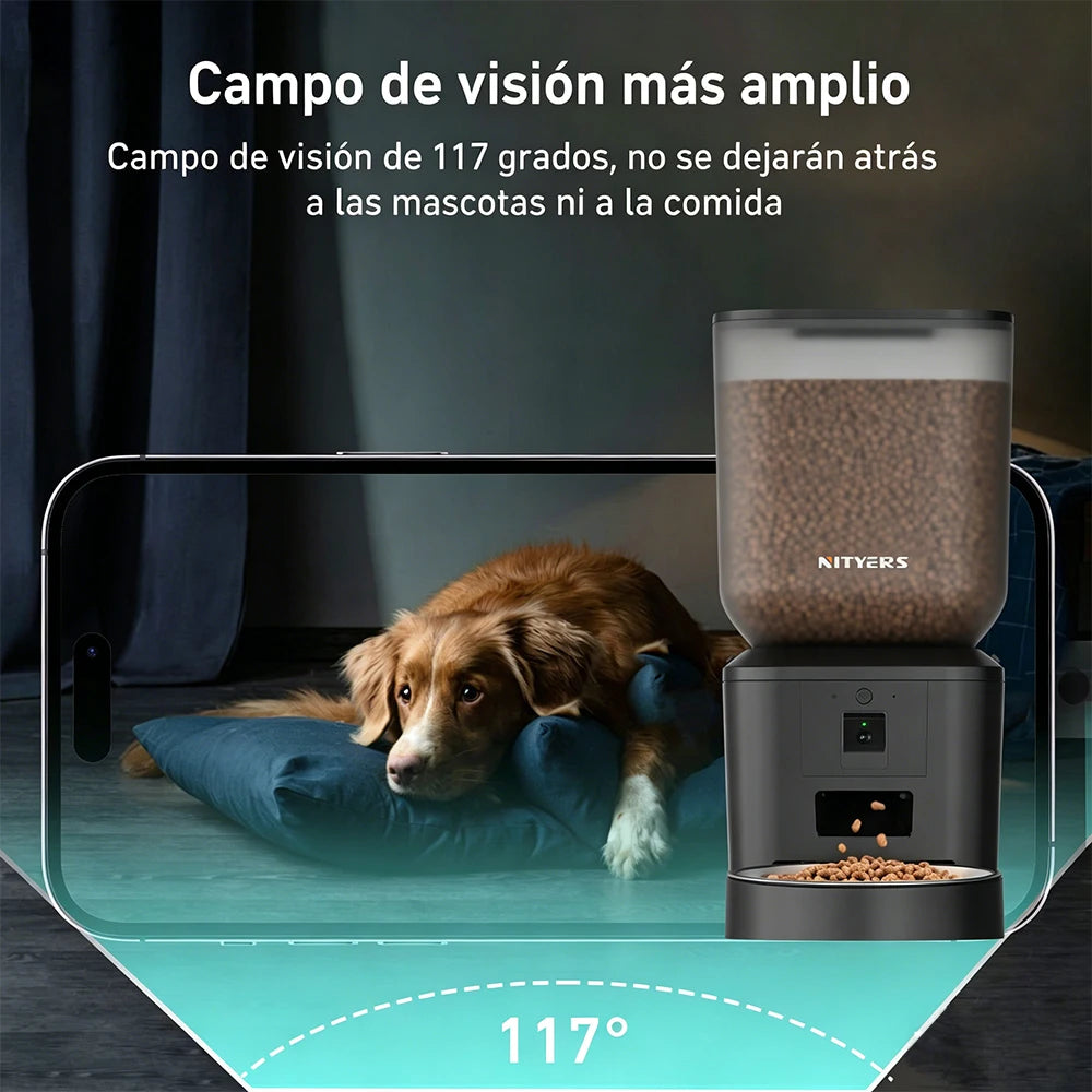 Nityers Smart Cat Feeder With Camera Night Vision And WiFi
