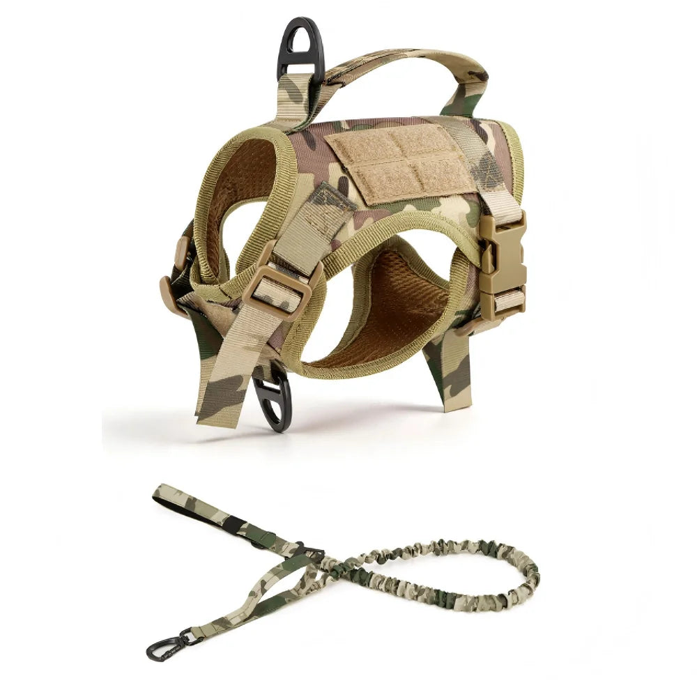 Escape Proof Tactical Cat Harness Vest With Leash And Handle