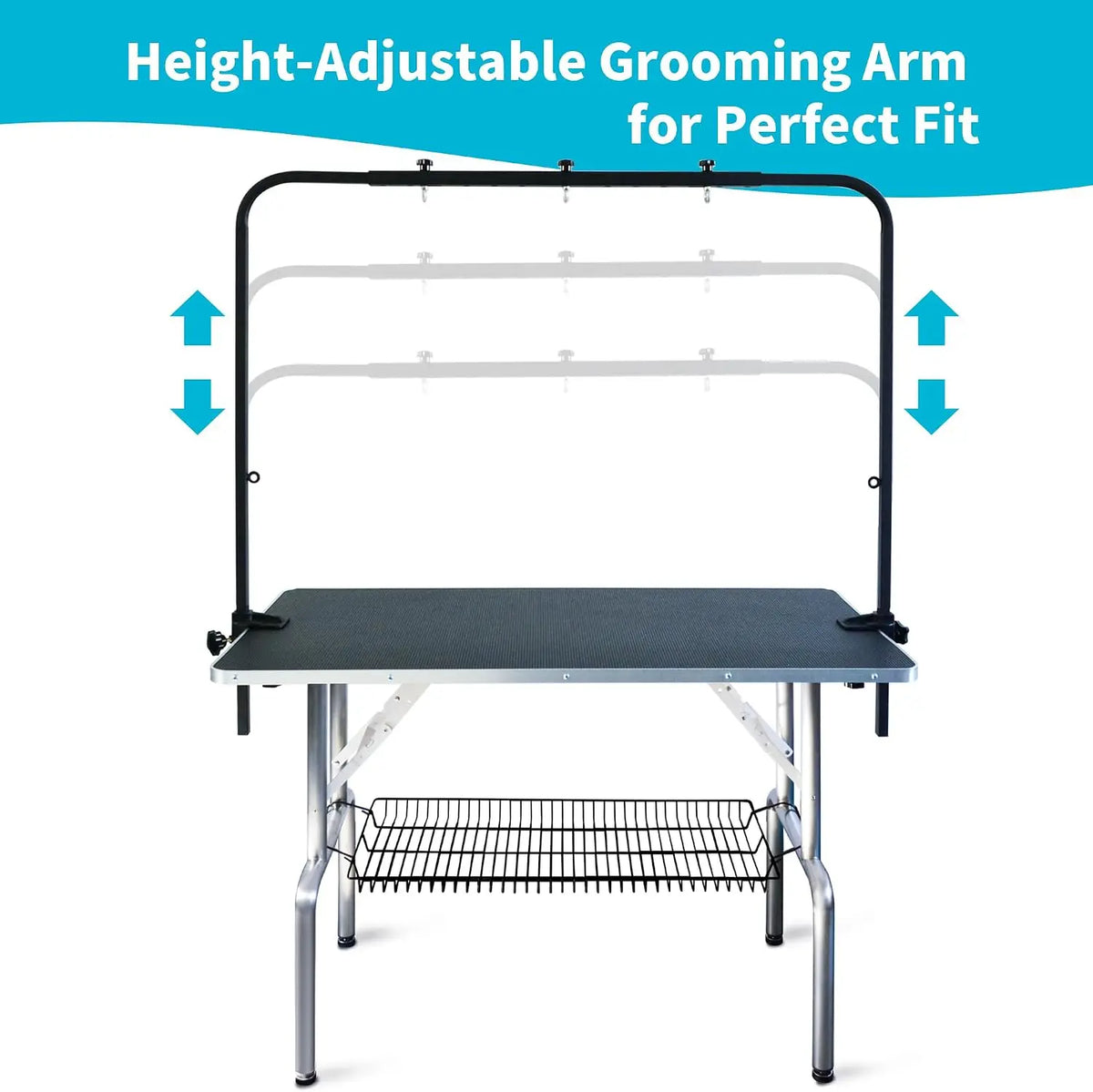 Professional Dog Grooming Table With Adjustable Safety Loops