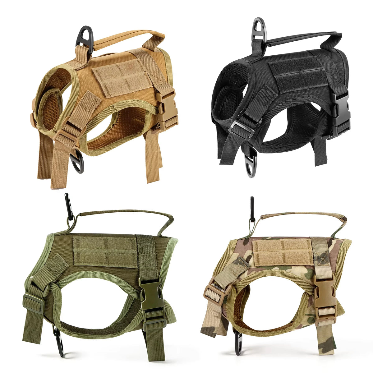 Escape Proof Tactical Cat Harness Vest With Leash And Handle