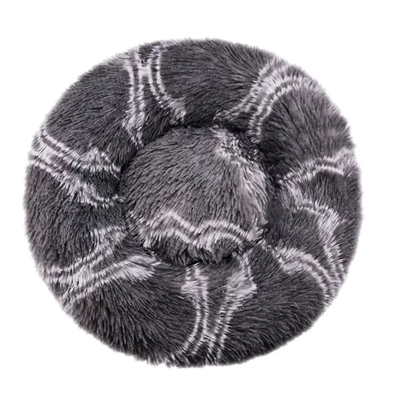 Cozy Round Pet Bed For Dogs And Cats Soft Washable
