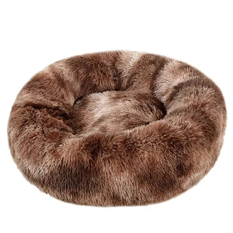 Cozy Round Pet Bed For Dogs And Cats Soft Washable