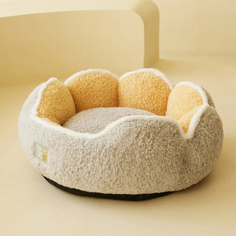 Super Warm Plush Cat And Small Dog Cozy Sleeping Bed