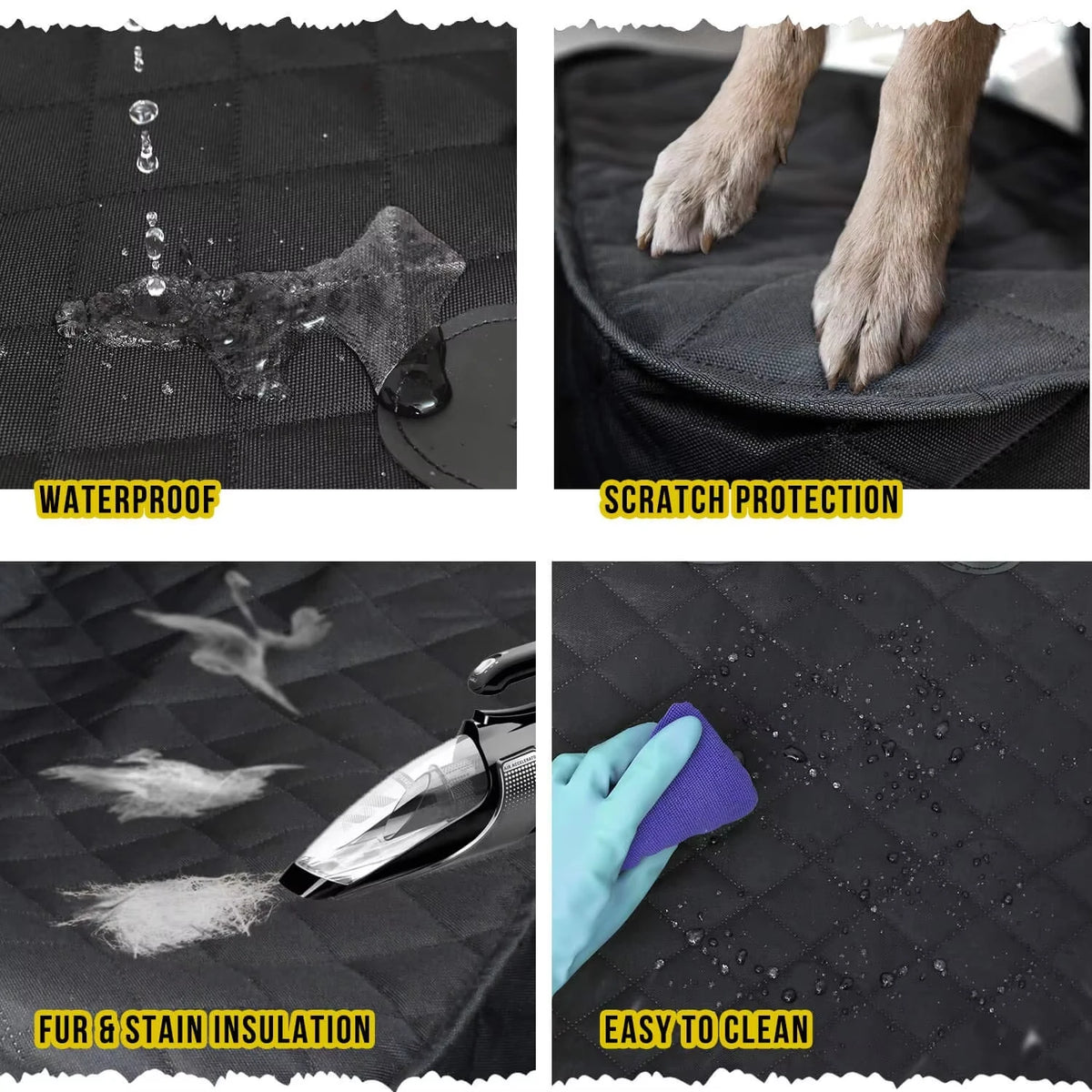 Breathable Nylon Waterproof Dog Front Seat Cover For Pets SUV
