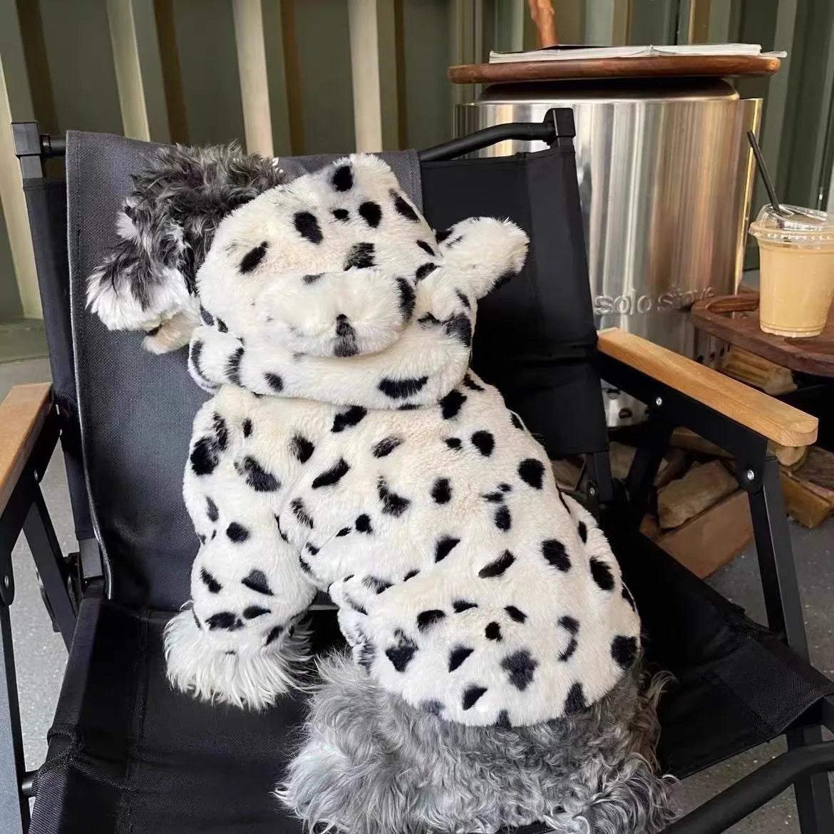 Warm Winter Dog Coat With Cozy Protective Fur Coverage