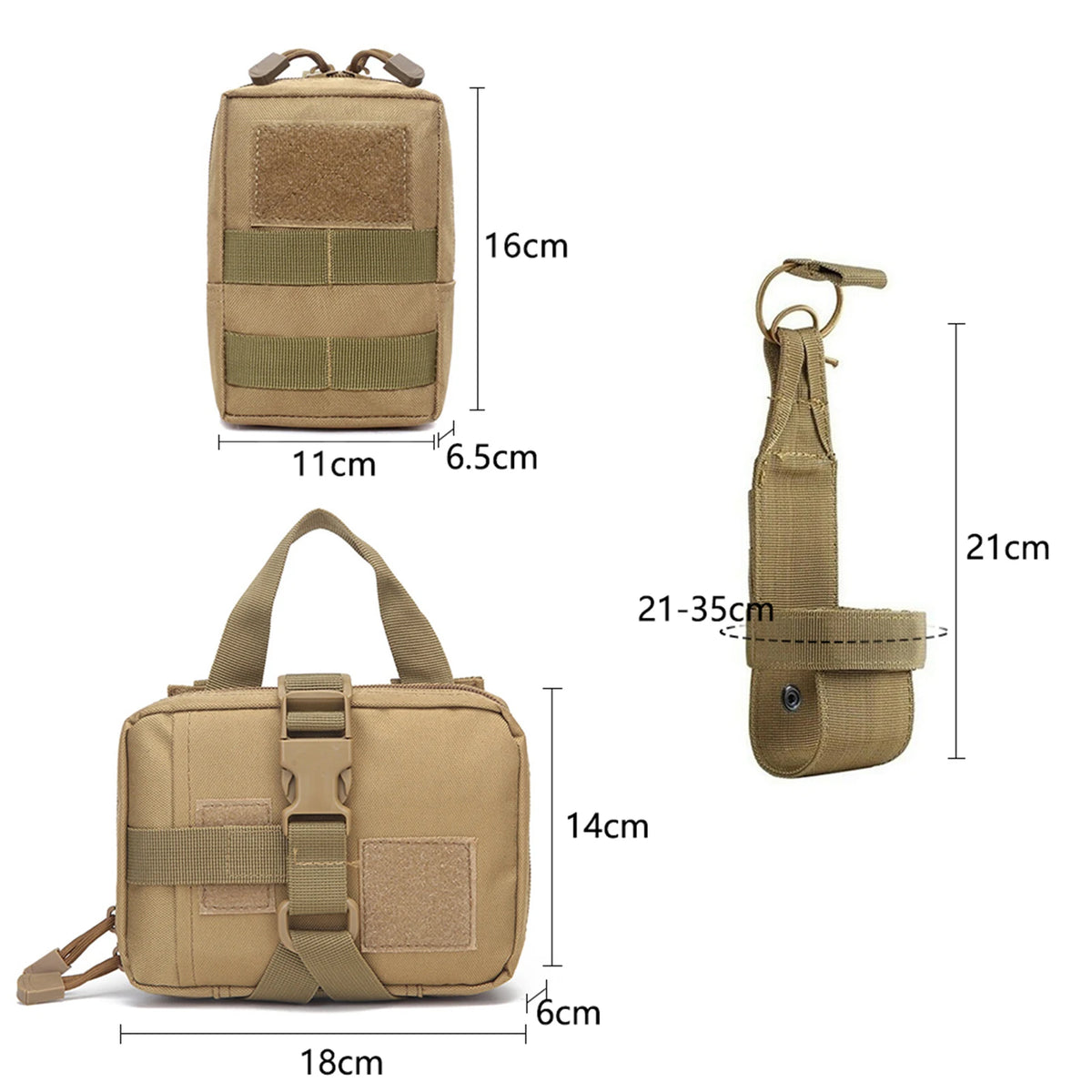 PETRAVEL Tactical Dog Harness Collar And Leash With Molle Pouches