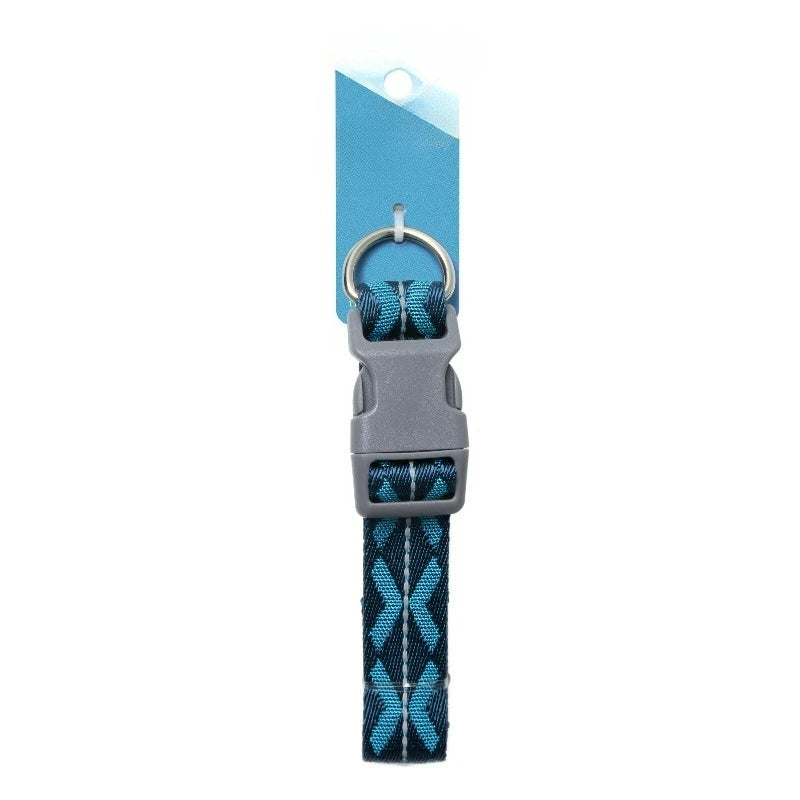 Reflective Adjustable Dog Collar for Safer Low Light Walks