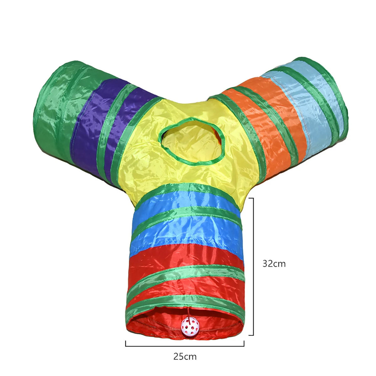 Foldable Cat Tunnel Toy For Interactive Indoor Play