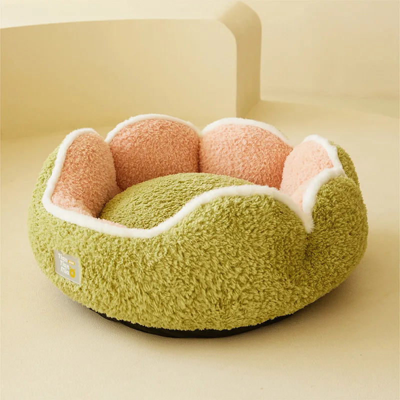 Super Warm Plush Cat And Small Dog Cozy Sleeping Bed